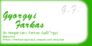 gyorgyi farkas business card